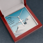 Stainless Cross Necklace with Ball Chain
