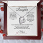 Forever Love Necklace Daughter Gift from Mom to Daughter Necklace for Daughter Gift for Daughter from Mom daughter Christmas Gift birthday gift