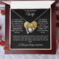 To My Beautiful Wife Forever Love Necklace, Gift for Christmas, Special Occasion, Birthday, Just Because
