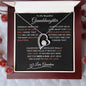 To My Granddaughter, Forever Love Necklace, Granddaughter Gift, Jewelry Gift Box for Her, Birthday Graduation Christmas Gift for Granddaughter