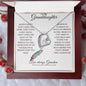 Forever Love Necklace for Granddaughter Necklace for Granddaughter Gift Christmas Birthday Gift Sentimental Gift