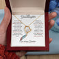 Forever Love Necklace for Granddaughter Necklace for Granddaughter Gift Christmas Birthday Gift Sentimental Gift