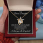 To My Bonus Daughter Forever Love Necklace Gift for Christmas, Birthday, Just Because