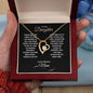 Forever Love necklace Daughter Christmas Gift from Mom to Daughter Necklace for Daughter Gift for Daughter from Mom Daughter Birthday Gift