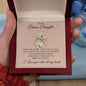 To My Bonus Daughter Forever Love Necklace Gift for Christmas, Special Occasions, Birthday