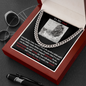 To My Dad| From Child Cuban Link Chain