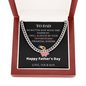 Father's Day From Son-Cuban Link Chain