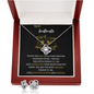 To My Soulmate Love Knot Necklace and Earring Set