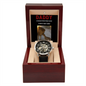 For Daddy-Luxury Men's Openwork Watch