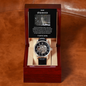 TO MY HUSBAND-MEN'S OPENWORK WATCH