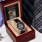 For Daddy-Luxury Men's Openwork Watch