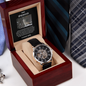 TO MY HUSBAND-MEN'S OPENWORK WATCH