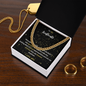 To My Soulmate Cuban Link Chain
