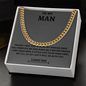 TO MY MAN-MY MISSING PIECE CUBAN LINK CHAIN