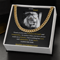To My Dad Happy Father's Day Cuban Link Chain