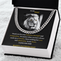 To My Dad Happy Father's Day Cuban Link Chain