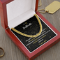 To My Soulmate Cuban Link Chain