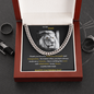 To My Dad Happy Father's Day Cuban Link Chain