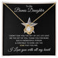 To My Bonus Daughter Love Knot Necklace Gift for Christmas, Birthday, Special occasions