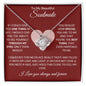 To My Beautiful Soulmate Loveknot Necklace, Gift for Christmas, Special Occasion, Birthday