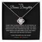 Love Knot necklace for Step Daughter Gift for Step Daughter Bonus Daughter Gift Necklace Blended Family Stepdaughter Gift Christmas Gift Sentimental Gift