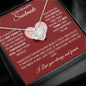 To My Beautiful Soulmate Loveknot Necklace, Gift for Christmas, Special Occasion, Birthday