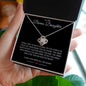 Love Knot necklace for Step Daughter Gift for Step Daughter Bonus Daughter Gift Necklace Blended Family Stepdaughter Gift Christmas Gift Sentimental Gift