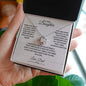 To My Daughter Love Knot Necklace, Father Daughter, Father to Daughter Birthday Gift, Christmas Gift to Daughter from Dad