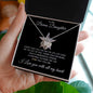 To My Bonus Daughter Love Knot Necklace Gift for Christmas, Birthday, Special occasions
