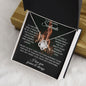To My Beautiful Soulmate Love Knot Necklace Gift for Valentine's Day Special Occasion, Birthday