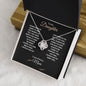 Love Knot necklace to daughter gift from mom, daughter birthday gift, daughter necklace, daughter gift