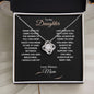 Love Knot necklace to daughter gift from mom, daughter birthday gift, daughter necklace, daughter gift