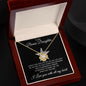 To My Bonus Daughter Love Knot Necklace Gift for Christmas, Birthday, Special occasions