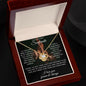 To My Beautiful Soulmate Love Knot Necklace Gift for Valentine's Day Special Occasion, Birthday
