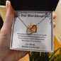 Interlocking Hearts To Our Granddaughter Gift For Christmas, Birthday Gift From Grandparents To Granddaughter Present From Grandma/Grandpa