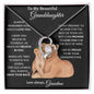 Forever Love Necklace for My Beautiful Granddaughter Necklace, Granddaughter Gift from Grandma, Gift from Grandpa, Granddaughter Birthday, Graduation, Christmas Gifts