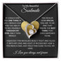 To My Beautiful Soulmate Forever Love Necklace, Gift for Christmas, Birthday, Special Occasion