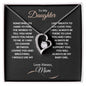 Forever Love necklace Daughter Christmas Gift from Mom to Daughter Necklace for Daughter Gift for Daughter from Mom Daughter Birthday Gift