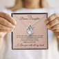 To My Bonus Daughter Forever Love Necklace Gift for Christmas, Special Occasions, Birthday