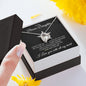 To My Bonus Daughter Forever Love Necklace Gift for Christmas, Birthday, Just Because