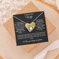 To My Beautiful Wife Forever Love Necklace, Gift for Christmas, Special Occasion, Birthday, Just Because