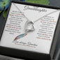 Forever Love Necklace for Granddaughter Necklace for Granddaughter Gift Christmas Birthday Gift Sentimental Gift