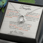 Forever Love necklace Gift For Daughter From Mom, Daughter Mother Necklace, Christmas, Birthday, Special Occasion