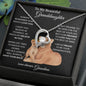 Forever Love Necklace for My Beautiful Granddaughter Necklace, Granddaughter Gift from Grandma, Gift from Grandpa, Granddaughter Birthday, Graduation, Christmas Gifts