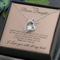 To My Bonus Daughter Forever Love Necklace Gift for Christmas, Special Occasions, Birthday