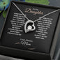 Forever Love necklace Daughter Christmas Gift from Mom to Daughter Necklace for Daughter Gift for Daughter from Mom Daughter Birthday Gift