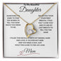 Forever Love Necklace Daughter Gift from Mom to Daughter Necklace for Daughter Gift for Daughter from Mom daughter Christmas Gift birthday gift