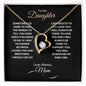 Forever Love necklace Daughter Christmas Gift from Mom to Daughter Necklace for Daughter Gift for Daughter from Mom Daughter Birthday Gift