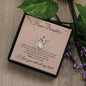 To My Bonus Daughter Forever Love Necklace Gift for Christmas, Special Occasions, Birthday
