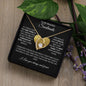 To My Beautiful Soulmate Forever Love Necklace, Gift for Christmas, Birthday, Special Occasion